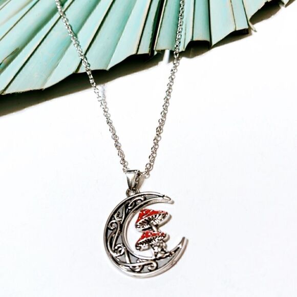 Mushroom necklace S208 - Picture 5 of 5